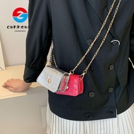 OWNNEPH Shoulder Bag, Mini PU Crossbody Bags, Korean Fashion Chain Versatile Simplicity Handbag Lips