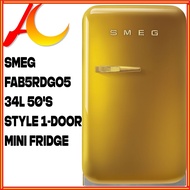 Smeg FAB5RDGO5 34L 50's Style 1-Door Mini Fridge