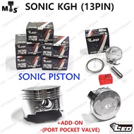 👍(+2V4V POCKET) LEO SONIC PISTON RACING 58MM/57MM/56MM/55MM/54MM/53MM EX5/EX5DREAM/CLASS1/W100/WAVE1