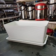 FELTON RECTANGULAR FLOWER POT 2653 PLASTIC FLOWER POT FOR INDOOR OUTDOOR USE