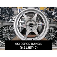 NEW SPORT RIM 15 INCH 4X110 KANCIL GUNA RM1080 4PC RIM SSR TYPE-C MODEL (KENA BELI 4PC 1SET 1 CAR  )