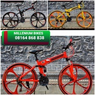 sepeda gunung lipat + mountain bike + folding mtb velg racing