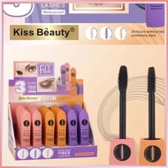 KISS BEAUTY FIT EYE MASCARA LONGLAST 24 HOURS FIBRE LASHES 16ML WATERPROOF