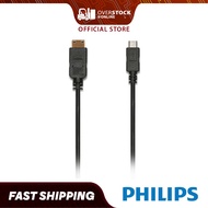 PHILIPS PPA1340 MHL Cable with MHL to Mini-HDMI Cable, Projector to Smartphone & 1m Length (3.3ft)