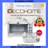 Oven Ecohome Electric Air Fryer Low Watt Platinum Oven Listrik 38 L
