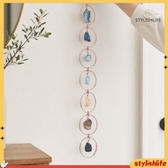 stylishlife2 Faux Crystal Hanging Decoration, Handmade 7 Chakra Stone Wall Ornament, Natural Healing