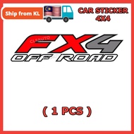 Car Sticker FX4 Offroad 4x4 Automotive Accessories Waterproof