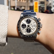 DTdutores CHRONOTIME Panda Disc BIG BLOCK BIG BLOCK Chronograph Medieval Men's Watch 79160