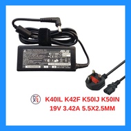 Power Adapter Charger / Pengecas Laptop Asus K40IL K40IN K40C K42F K50IJ K50IN