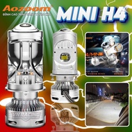 AOZOOM Mini H4 LED Ball Light 40W Cos 75W Headlight, Aozoom H4 LED Ball Light for Cars and Motorcycl
