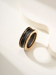 BVLGARI 寶格麗 B.zero1 戒指 黑陶瓷 outlet