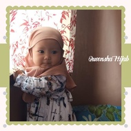 Queensha Hijab Bergo Anak Jilbab Instan Khimar Non Pet Matt Diamond