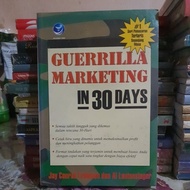 ORIGINAL BOOK GUERRILLA MARKETING IN 30 DAYS