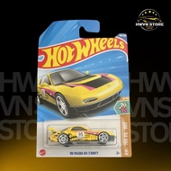 Miniverse - Yellow Hotwheels Mazda RX-7 Drift model car