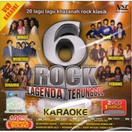 6 Rock Lagenda Terunggul 2VCD Original Karaoke Wings Meditasi Dinamik Olan Medicine Febians