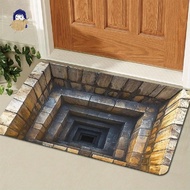 3D Optical Illusion All-Weather Doormat, Patio Porch Entryway Mat, Easy Clean