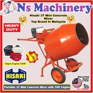 Hisaki/Toku Concrete Mini Mixer YMM350 C/W Depro Engine/Hisaki 3T Mini Mixer 7.0hp/Mini Concrete Mix