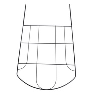 【HB】Decorative Garden Fence Arched Fence Border Iron Metal Wire Fence Panel Dog Rabbits Ground Stake
