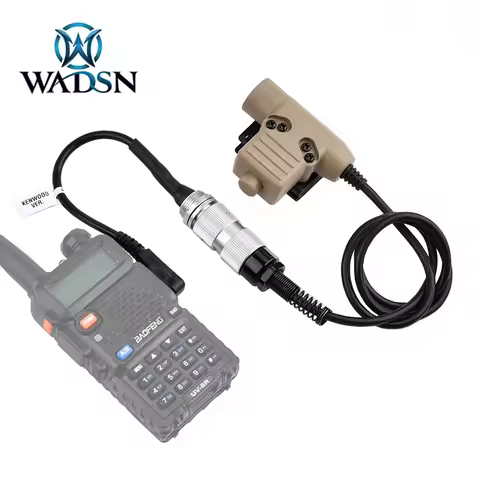 WADSN U94 PTT For Z-tactical TAC-SKY headset HD01 HD03 , to prc-624 PRC-148 152A PRC-152 Walkie talk