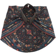 愛馬仕 Petit H 領飾，真絲和牛皮材質，顏色，時尚配件，0773 [二手] 愛馬仕