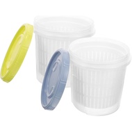 2pcs Sealed Pickle Jar Strainer Food Storage Container Pickle Vegetable Storage Bucket Jar Lids 9DS6