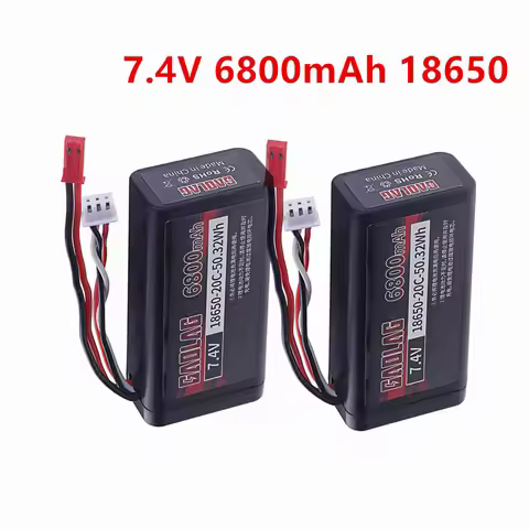 JST plug 7.4V 18650 6800mAh Li-ion Battery pack For USB SG1605 SG1606 SG1603 SG1604 Pro UDIRC UD 160