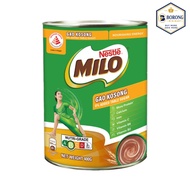 Milo Instant Chocolate Malt Drink Powder with Milk - Gao Kosong Tin 400g