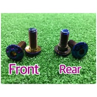 Titanium /Gold skru disc rear/front skru 125z/Lc135/Y15/Rs150R Rs150 King Drag 1 set (4pcs)