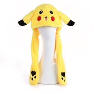 Pikachu Pokemon Anime Mũ Nhung Lông Tai Thỏ Mũ Hoạt Hình Ngộ Nghĩnh Dễ Thương Tai Búp Bê Vải Nhung L