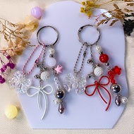 CHERRY BAGCHARM CHERRY RIBBON KEYCHAIN/