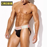 CMENIN New Cotton Men's Thong Man Underpants Breathable Underwear Jockstrap Panties Nude Male BS843