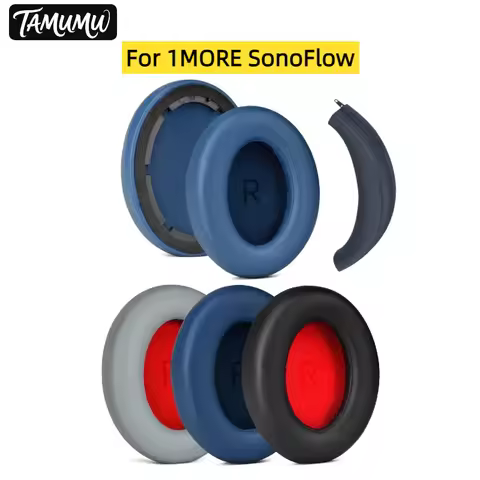 Ear pads Replacement Ear Cushions Pad Covers Top Headband For 1MORE SonoFlow Headphone Headset Earpa