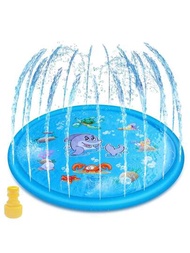 兒童戶外游泳池pvc花園草坪噴水玩耍墊,噴水池,灑水玩具
