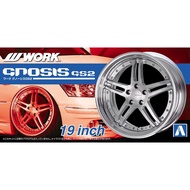 Car Model 1/24 Aoshima 19 Inch Wheel - Work Gnosis GS2 Plamo Modelkit Sport Rims