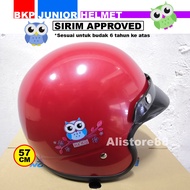 [SIRIM APPROVED] BKP CHILDREN HELMET H4 - RED COLOR