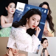 room decoration poster Liu Yifei Poster Bintang Baru Periferal Foto Foto Autograf HD Asrama Dinding 