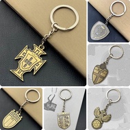 Portugal Team Key Ring Italy World Cup Commemorative Pendant Metal Finland Football Shield Belgium