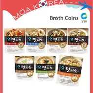 [ChungJungOne] Matseonsaeng Broth Coin 4 Flavor 40P, 25P, 15P / Anchovy , Vegetable, Beef Bone, Yell