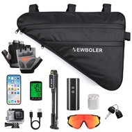HOT DEAL[1628People Collection]NEWBOLER Bicycle Triangle Bag Cross Beam Bag Mountain Bike Road Bike 