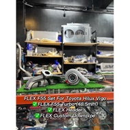 [READYSTOCK] FLEX F55 Set For Toyota Hilux Vigo 2.5/3.0🔥 F55 Turbo, Header & Downpipe