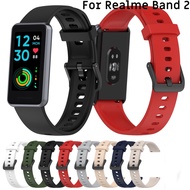 【Malaysia Stock】Silicone Strap Replacement Bracelet Band for Realme Band 2