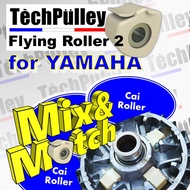 TechPulley Flying Roller for YAMAHA NVX AEROX NMAX EGO J300 Cai Roller Mix Match CVT Tuning Tech Pulley