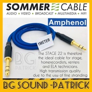 SOMMER STAGE 22 TRS TO TRS 1/4Inch (6.3MM STEREO TO 6.MM STEREO)