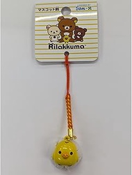 Ushikubo Kogeisha Rilakkuma Face Bell Netsuke Kiiroitori RK-027 H 1.75 x W 1.9 cm