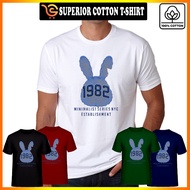 🔅Kuat Kuat Promosi🔅 Baju RABBIT 1982 TShirt 100% Cotton BAJU Short Sleeve Baju Lelaki Wanita