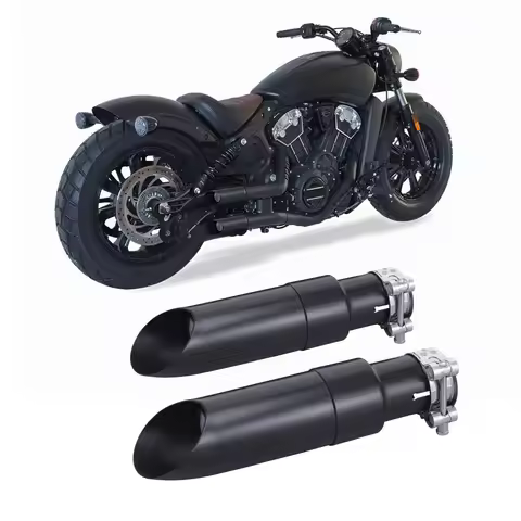 For Indian Scout Bobber Sixty Rogue Twenty 2015-2023 Slip-On Exhaust System Shorty GP Slip Ons Muffl