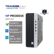 HP Prodesk i3 i5 i7 Desktop SFF Full Set PC Only Office Student Online Work Refurbished PC Desktop