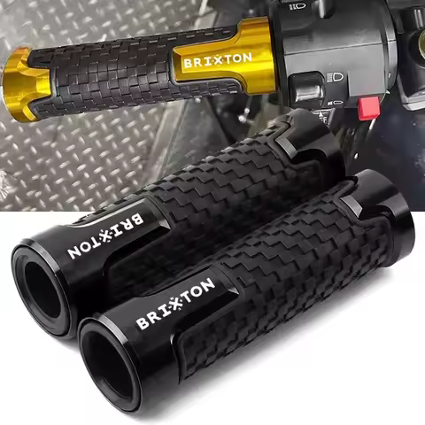 Universal CNC Handlebar Grips Handle Bar Covers Cap Motorcycle Accessories For BRIXTON Cromwell 125 