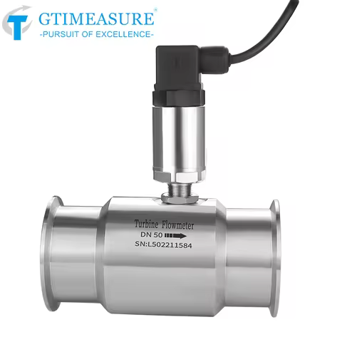 Diesel Liquid Turbine Flow Sensor 4-20mA Analog Water Flow Meter Water Flow Meter Types