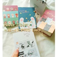 A6-4R Aesthetic Album Book photo album book - photo album book for photo booth 100 slots